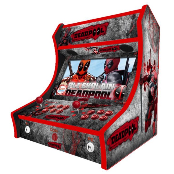 2 Player Bartop Arcade Machine -Deadpool